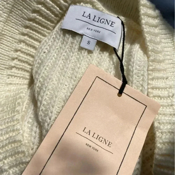 NWT La Ligne Merino Wool Cricket Sweater Dress size Small - Picture 11 of 11